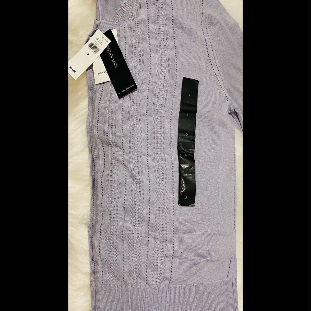 NWT Banana Republic sweater cardigan, light blue S